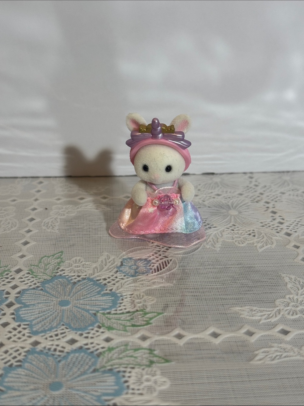 Calico critters Sylvanian Families Baby Princess white bunny